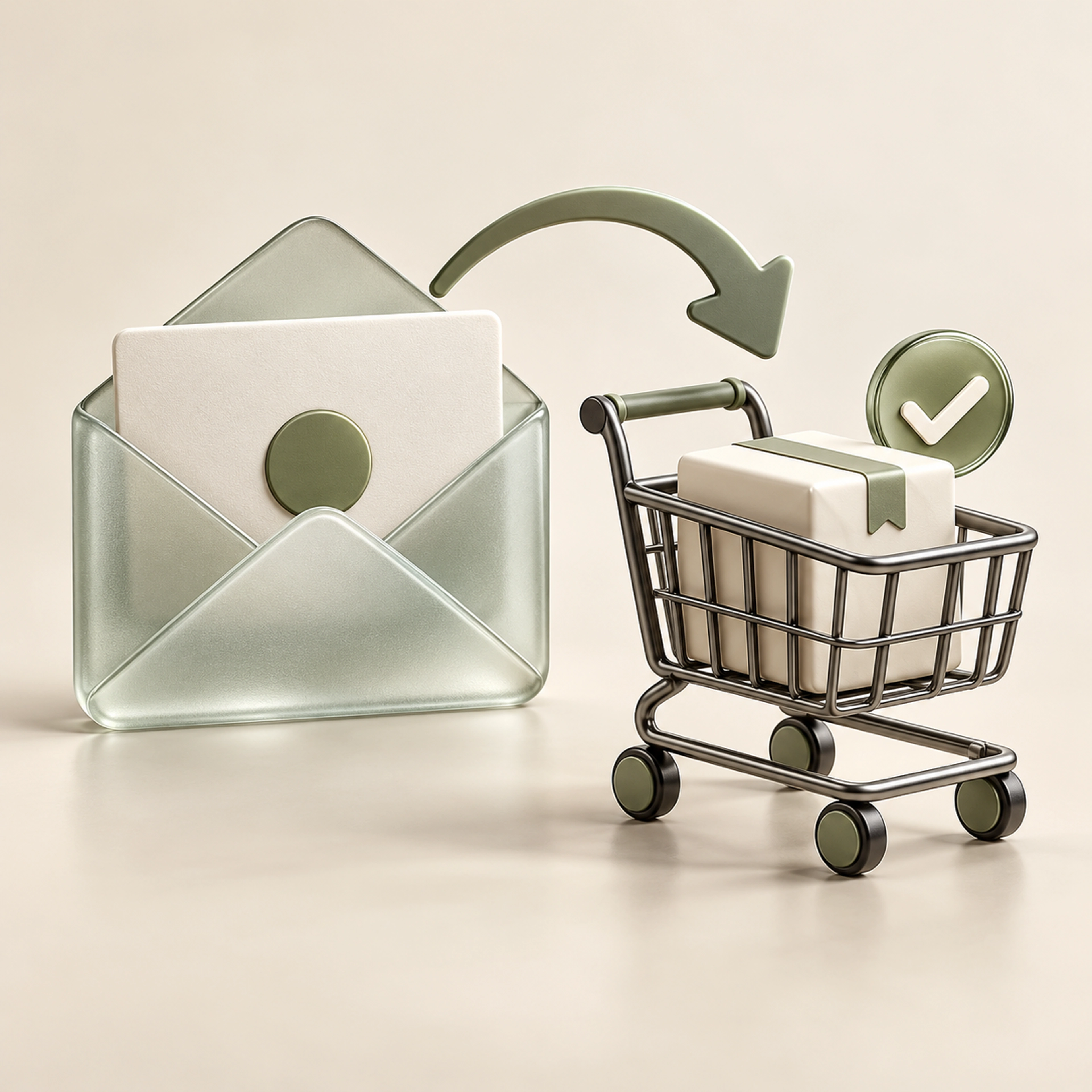 Abandoned cart recovery using automated email