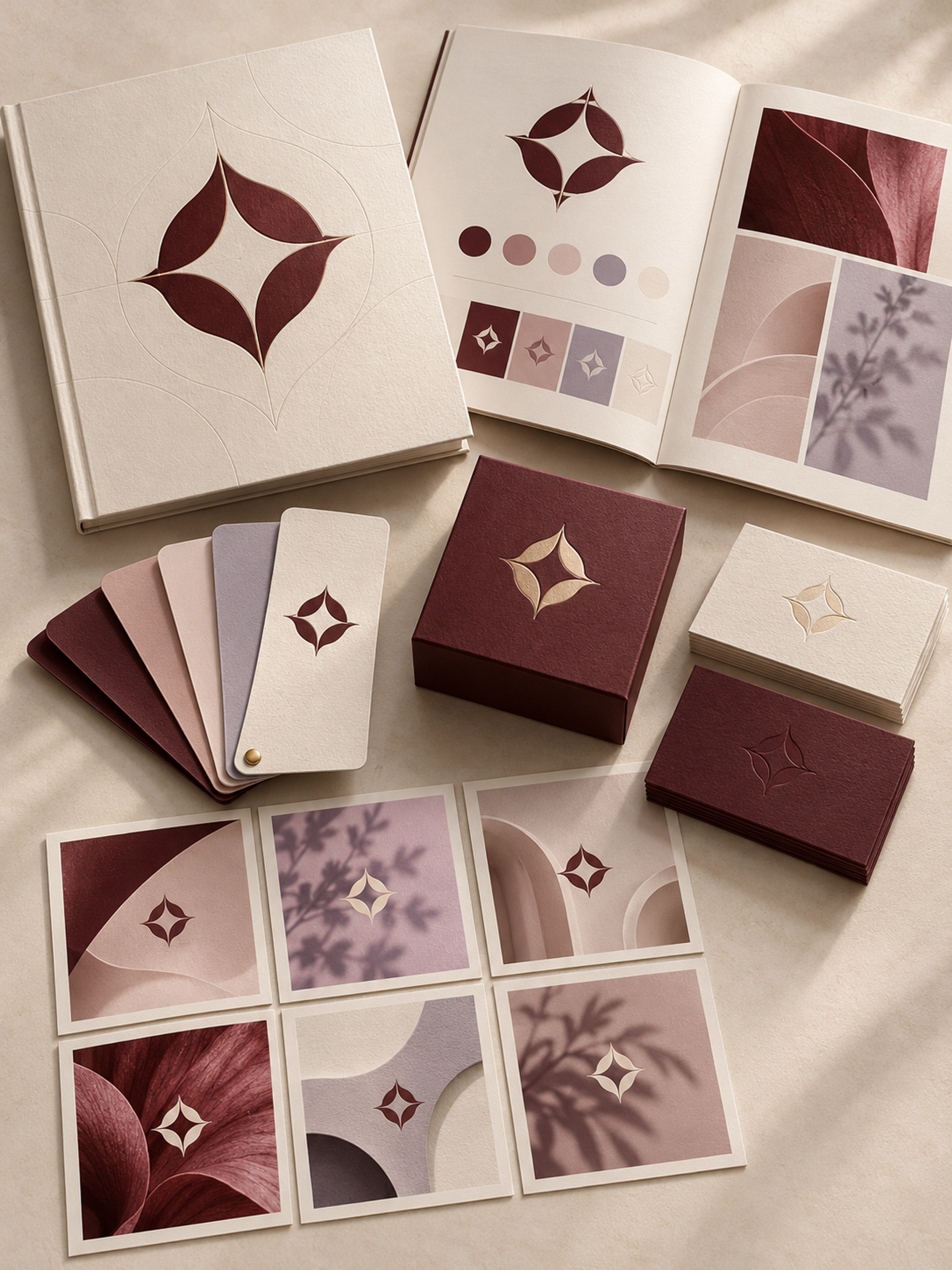 A consistent brand system across colour palettes, style guides, social templates and packaging