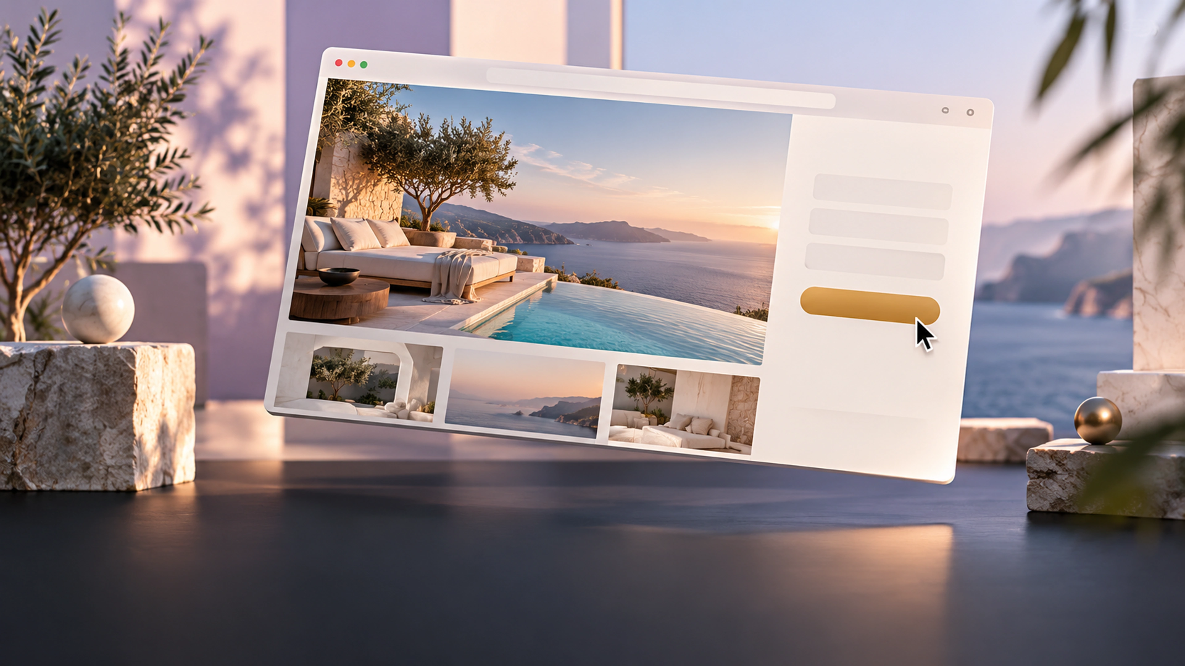 A focused campaign landing page with a clear enquiry form