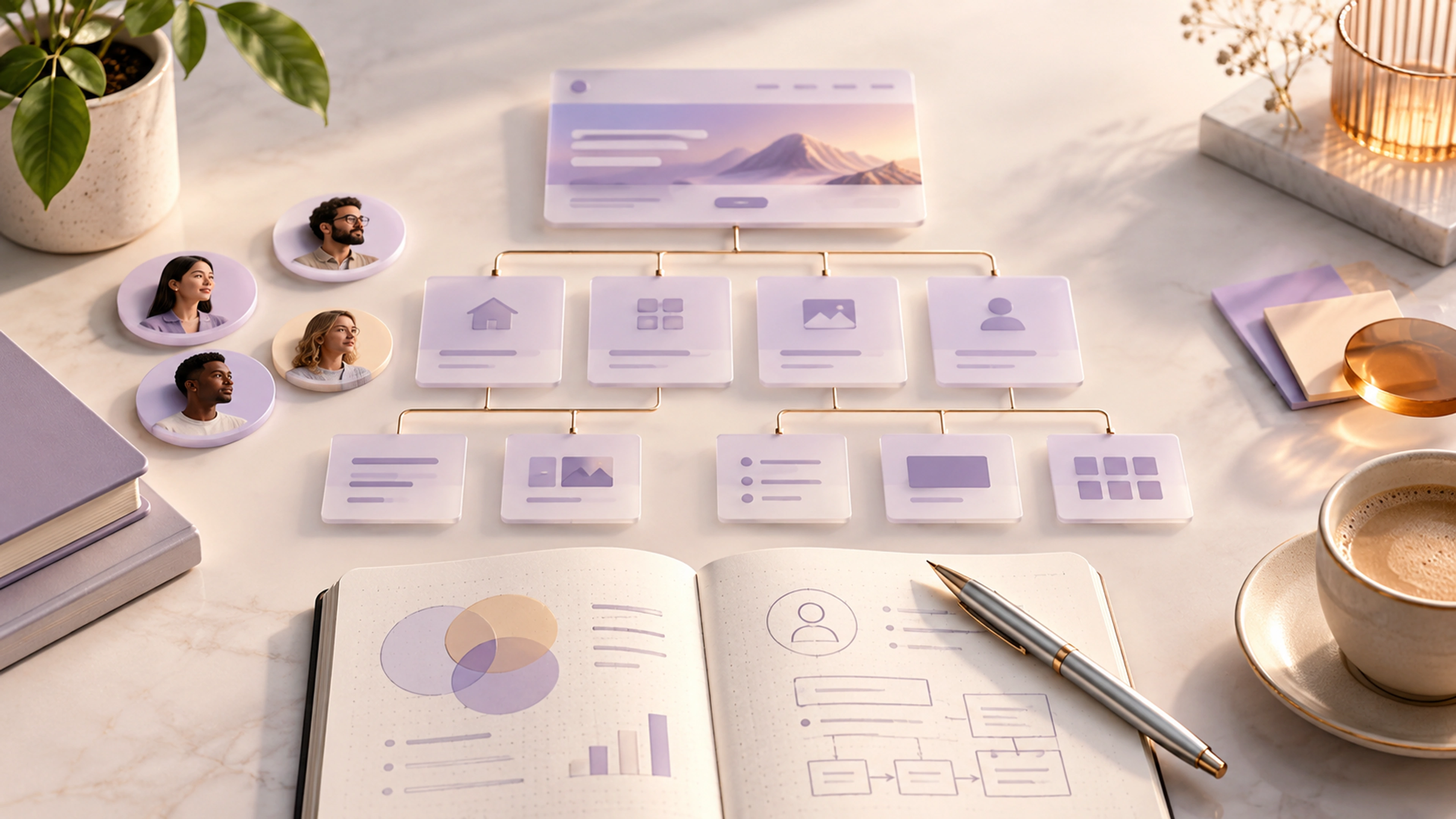 Website discovery research, audience planning, and sitemap